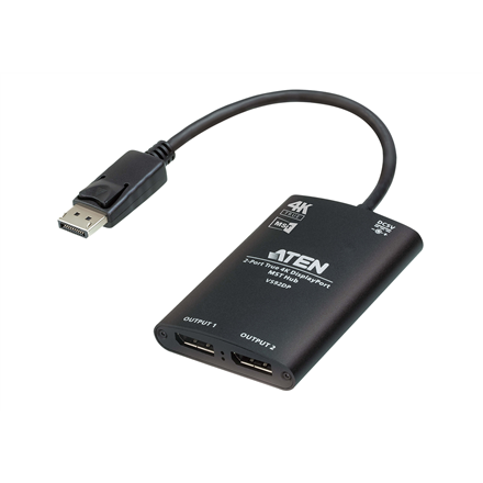 Komutatorius Aten  DisplayPort to 2 DisplayPort  VS92DP-AT  DP to DP