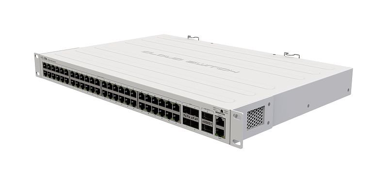 Komutatorius MikroTik CRS354-48G-4S+2Q+RM network switch L2 Gigabit Ethernet (10/100/1000)Grey