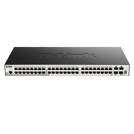 Komutatorius D-Link  Stackable Smart Managed Switch with 10G Uplinks  DGS-1510-52X/E  Managed L2