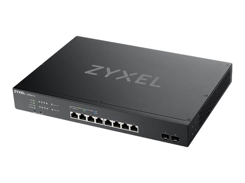 ZYXEL XS1930-10, 8-PORT MULTI-GIGABIT SMART MANAGED SWITCH WITH 2 SFP+ UPLINK, HYBRID MODE, STANDALO