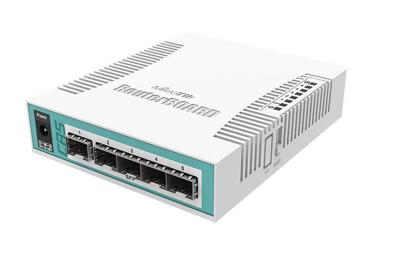 Komutatorius MikroTik CRS106-1C-5S