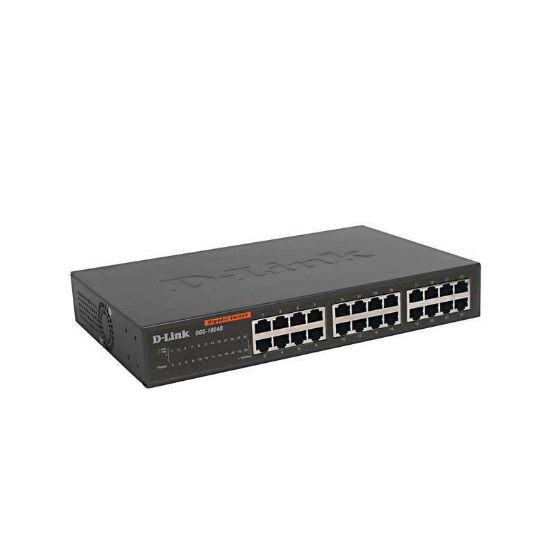 Komutatorius D-Link 24-Port Gigabit Unmanaged Desktop Switch DGS-1024D Power supply type Internal un