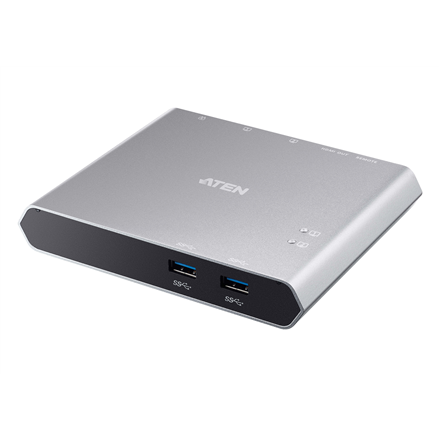 Komutatorius Aten  US3310-AT 2-Port USB-C Dock Switch with Power Pass-through