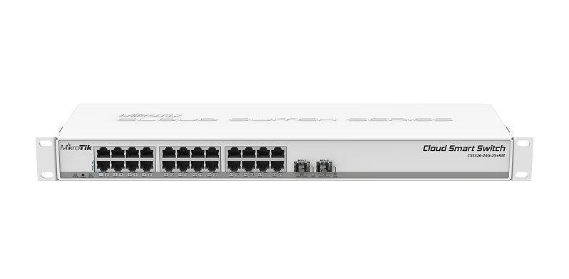 Komutatorius MikroTik CSS326-24G-2S+RM