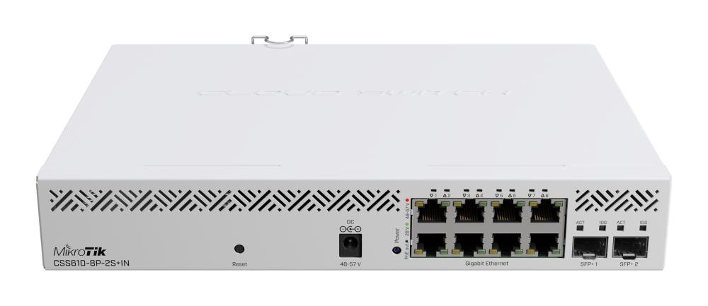 Komutatorius MikroTik CSS610-8P-2S+IN