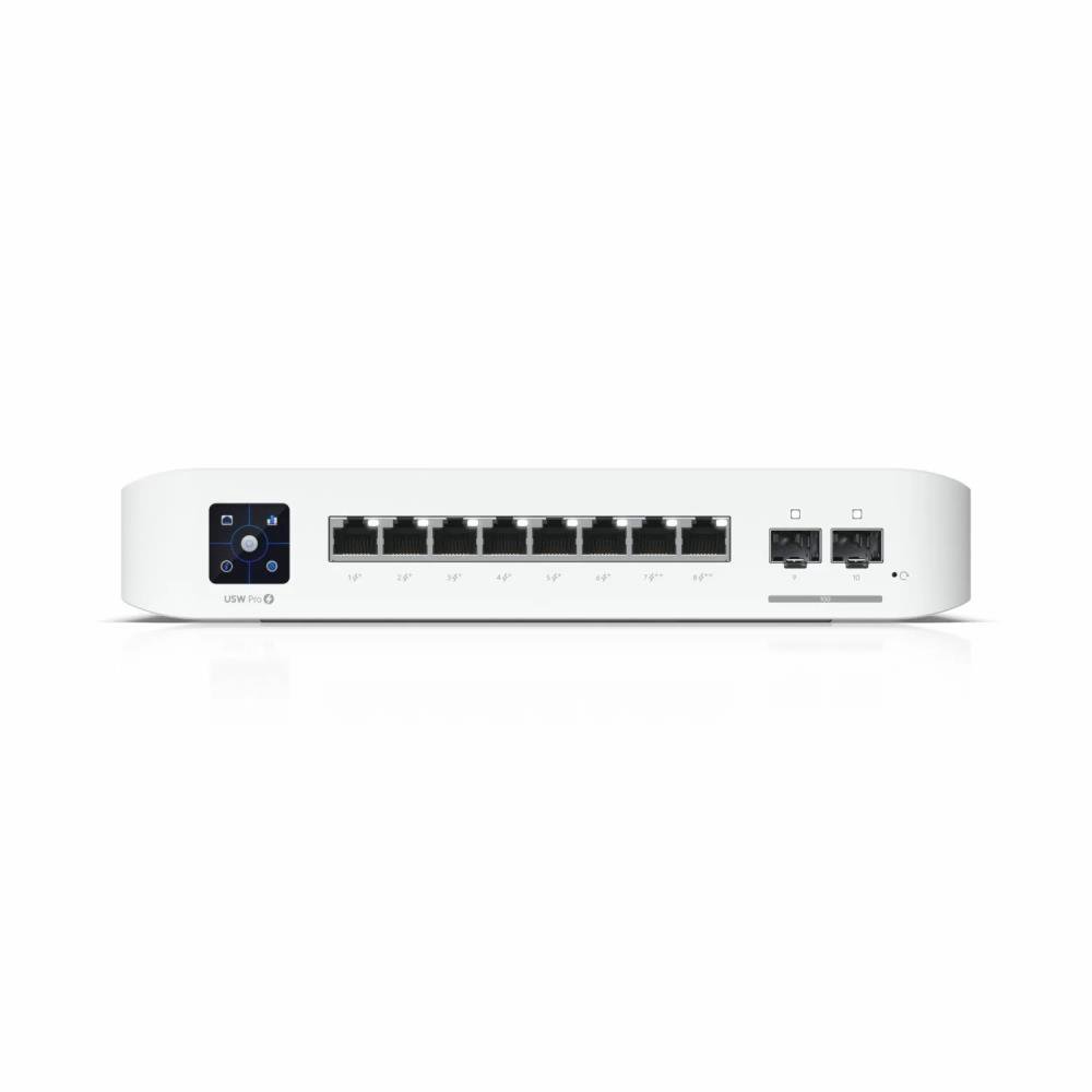 SwitchUBIQUITIUSW-PRO-8-POEType L32xSFP+8xRJ45PoE+ ports 8120 WattsUSW-PRO-8-POE