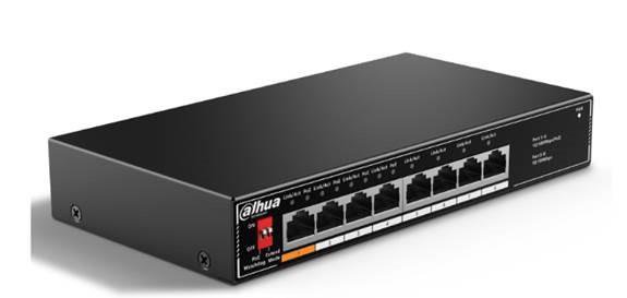 SwitchDAHUADesktop/pedestal8x10Base-T / 100Base-TXPoE ports 460 WattsSF1008LP