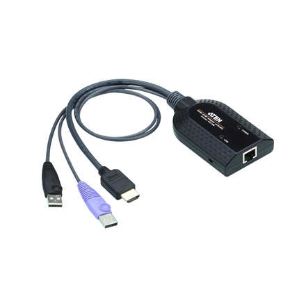 Komutatorius Aten USB HDMI Virtual Media KVM Adapter Cable (Support Smart Card Reader and Audio De-E