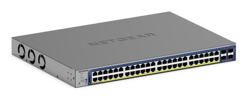NETGEAR GS752TXP Valdomas L2/L3/L4 10G Ethernet (100/1000/10000) Maitinimas per Eternetą (PoE) Juoda