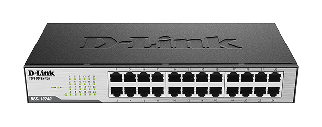 Komutatorius D-LINK DES-1024D/E24 10/100