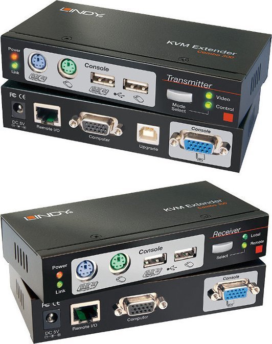Switch Lindy product in Sosnowiec - Switch Lindy Ca5 KVM Extend Combo mit KVM Switches USB