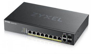 ZYXEL GS2220-10HP,EU REGION,8-PORT GBE L2 POE SWITCH WITH GBE UPLINK (1 YEAR NCC PRO PACK LICENSE BU