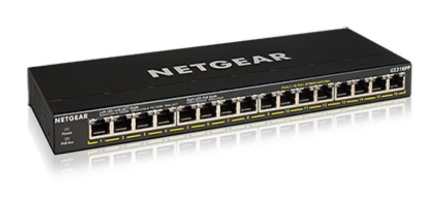 Komutatorius NETGEAR GS316PP-100EUS
