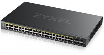 ZYXEL GS2220-50HP,EU REGION,48-PORT GBE L2 POE SWITCH WITH GBE UPLINK (1 YEAR NCC PRO PACK LICENSE B
