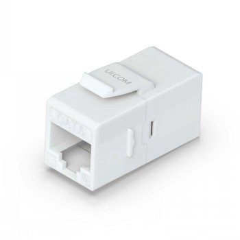 UBIQUITI CAT6 KEYSTONE COUPLER, 12-PACK. PASS-THROUGH CAT6 KEYSTONE COUPLER FOR CONNECTING PRE