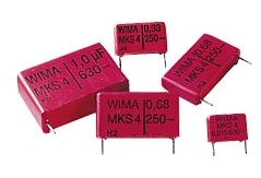 Plėv. Kondensatorius 1.0uF 630V MKS4 RM27.5mm