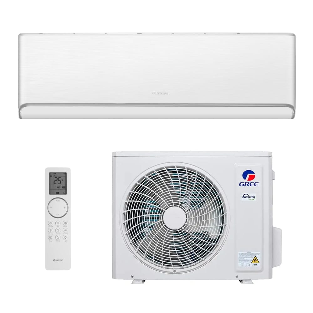 Šilumos siurblys Gree AIRY WHITE GWH24AVEXF-K6DNB2A/I + GWH24AVEXF-K6DNB2A/O 7,1/7,8 kW