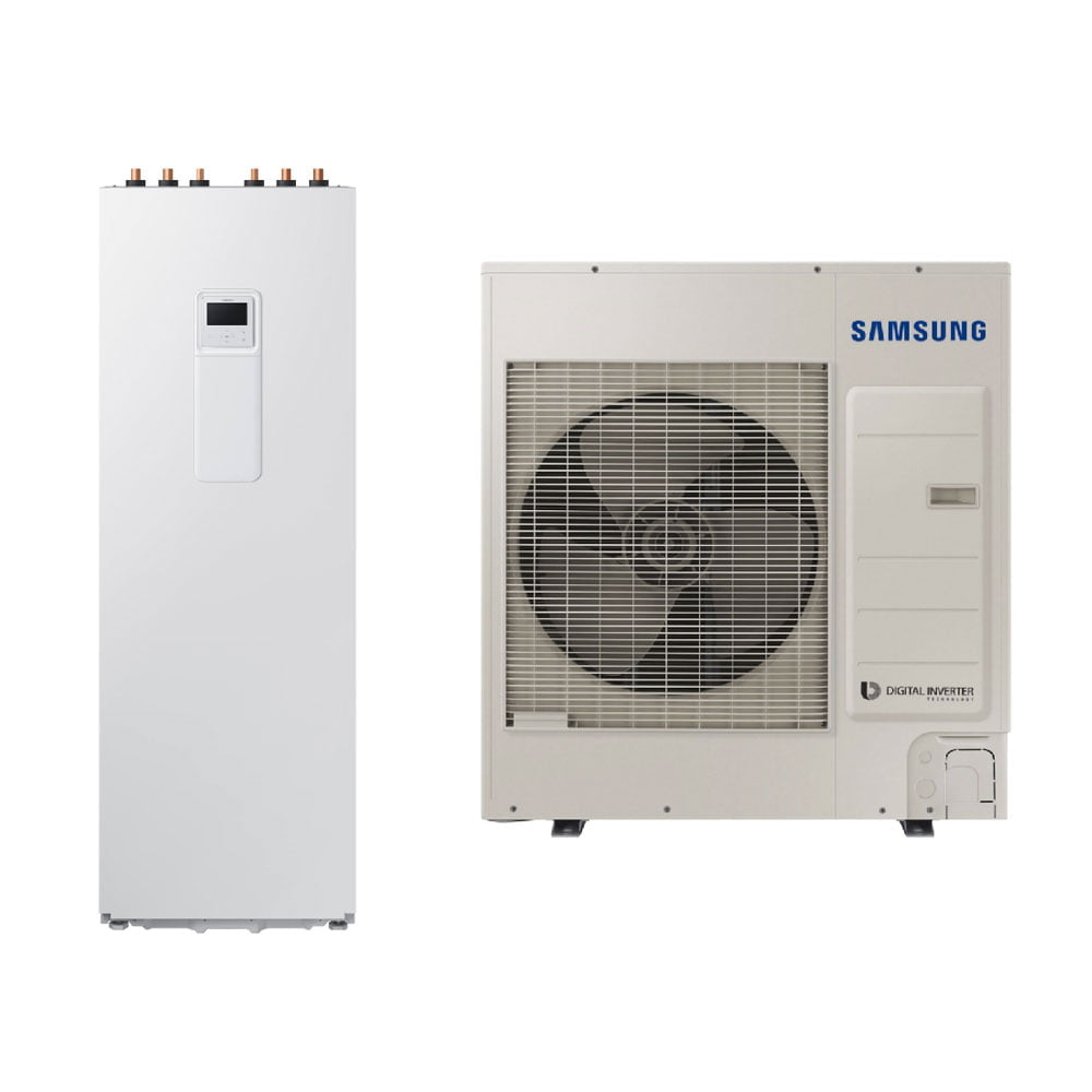 Samsung oras-vanduo šilumos siurblys AE260RNWSGG/EU-AE090CXEDGG/EU 9,0 kW (su integruotu 260l talpos boileriu, trifazis)