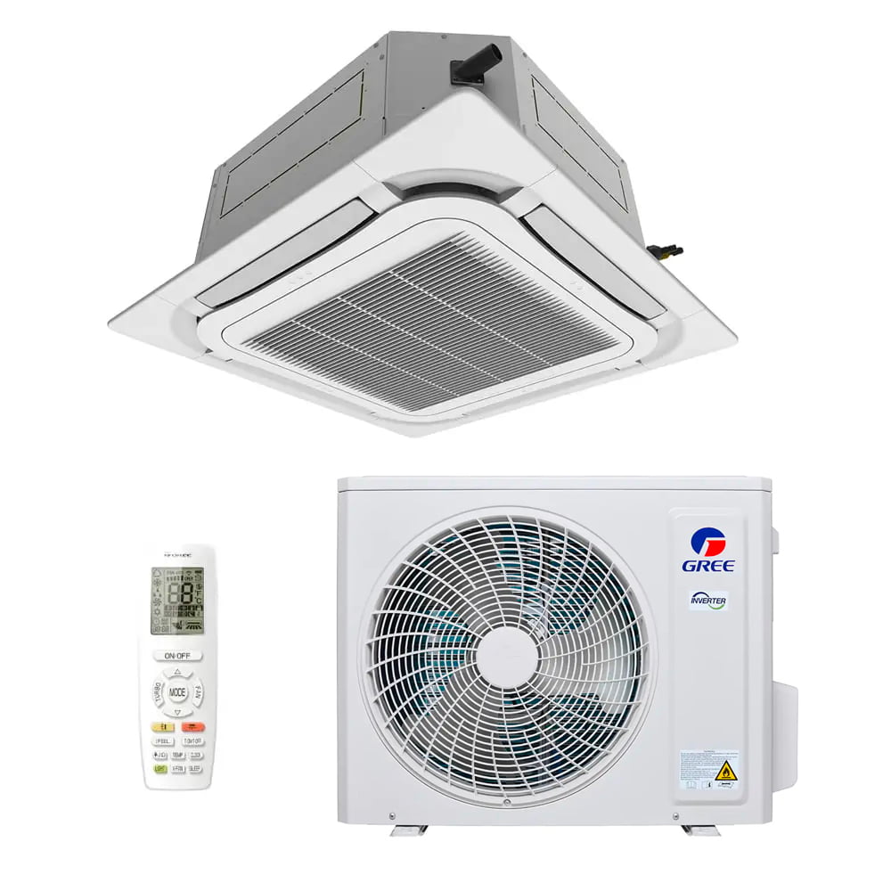 GREE kasetinis oro kondicionierius U-MATCH GUD140T1/A-S + GUD140W1/NHA-X 13,4/15,5 kW