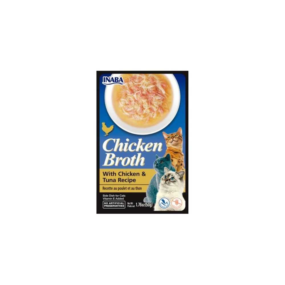 Ciao Cat Chicken Broth with Tuna - konservai katėms, 50g