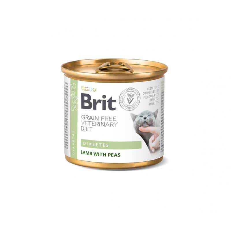 Brit GF Veterinary Diets Diabetes konservai katėms, 200g