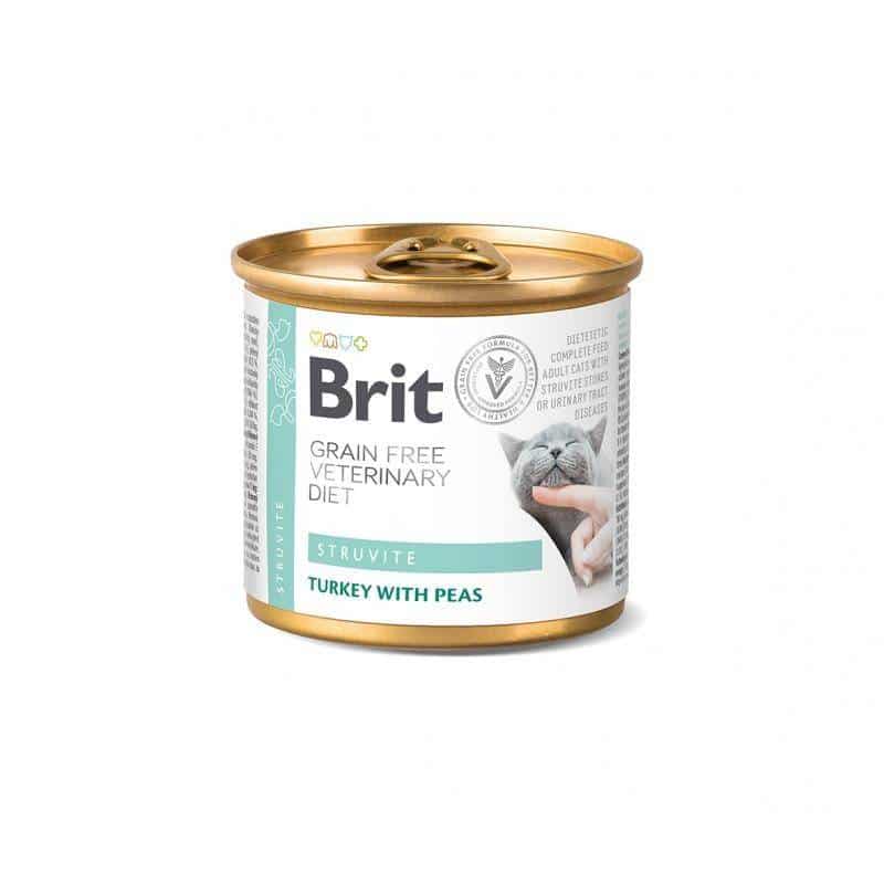 Brit GF Veterinary Diets Struvite konservai katėms, 200g