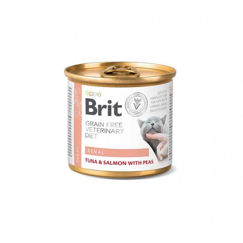 Brit GF Veterinary Diets Renal konservai katėms, 200g