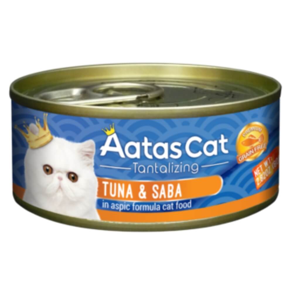 Aatas Cat Tantalizing Tuna Saba Konservai Katėms Su Tunu Ir Skumbre 80g