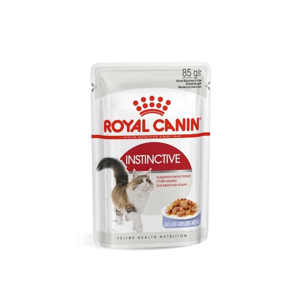 Royal Canin Instinctive Jelly konservai išrankioms katėms drebučiuose 0,85g