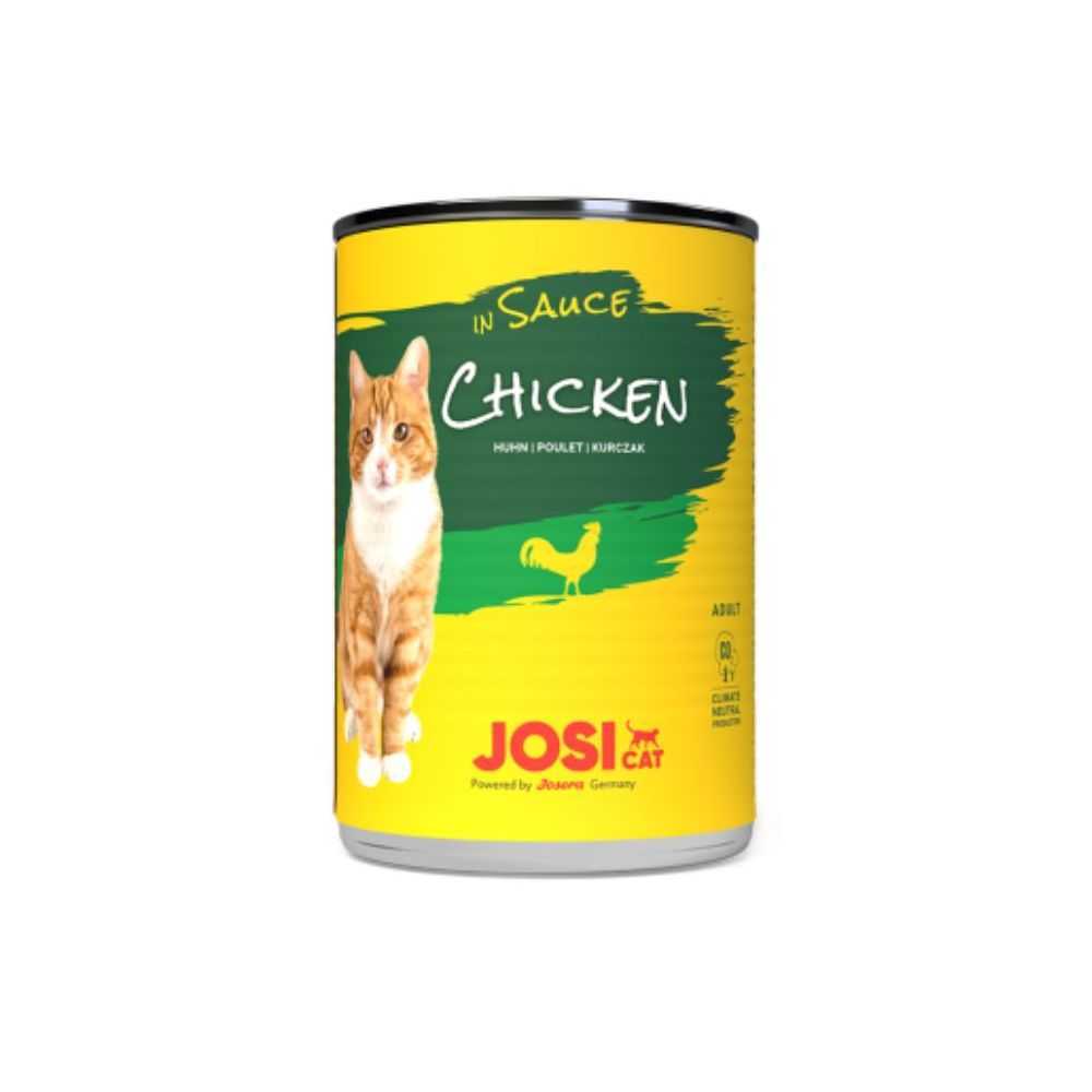 Josicat Chicken in sauce - konservai katėms su vištiena padaže, 415g