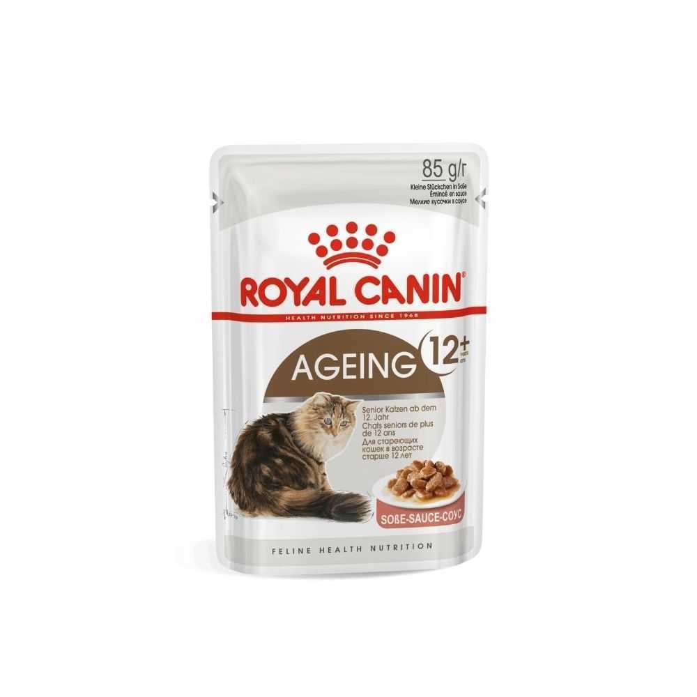 Royal Canin Ageing Cat 12+ Gravy konservai senyvo amžiaus katėms padaže 0.85g