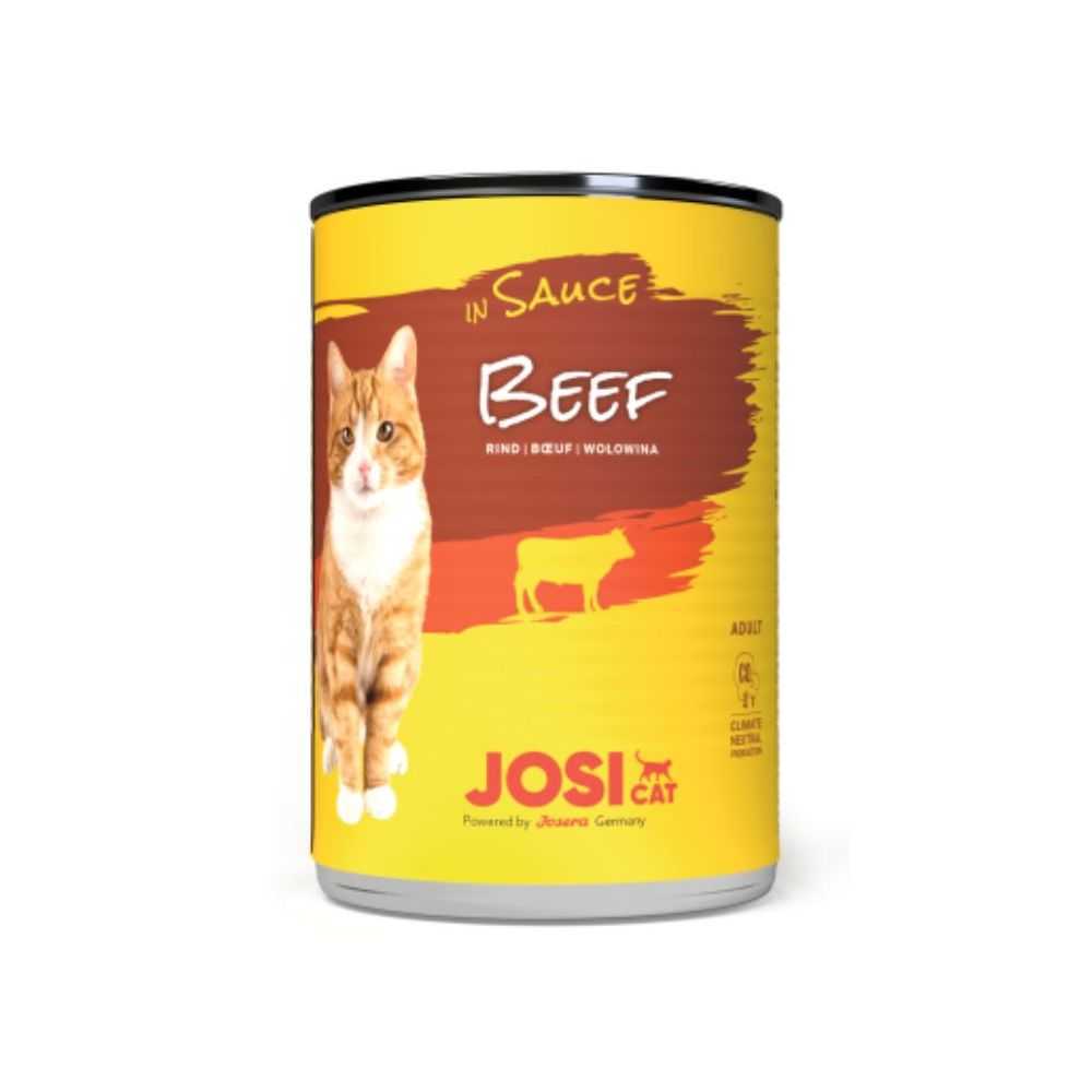 Josicat Beef in sauce - konservai katėms su jautiena padaže, 415g