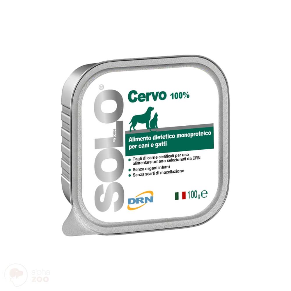 DRN Solo Cervo 100g Ir 300g (Elniena) Konservai šunims ir katėms - Produkto Svoris 100g