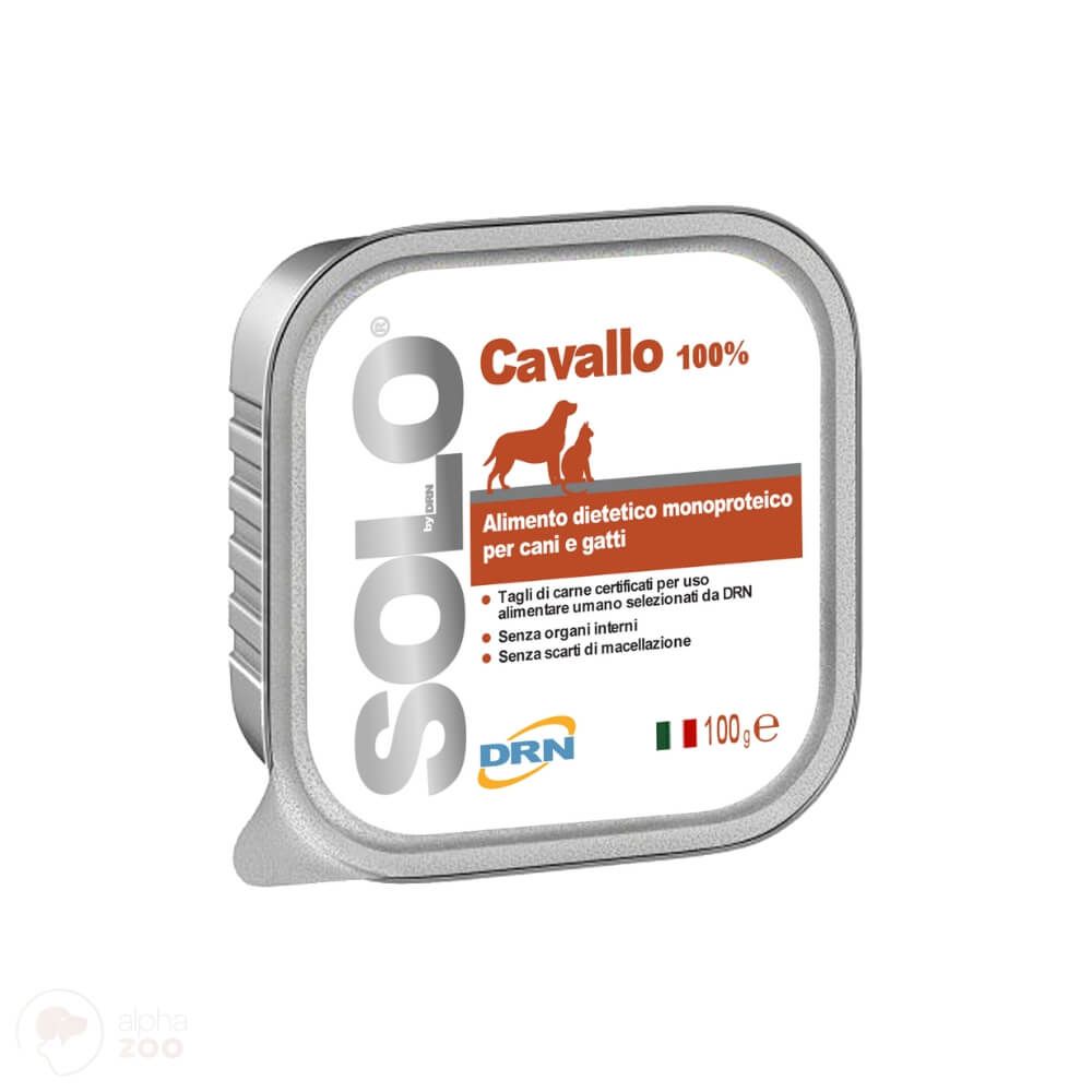 DRN Solo Cavallo 100g Ir 300g (Arkliena) Konservai (pakuotėmis) - Produkto Svoris 100g