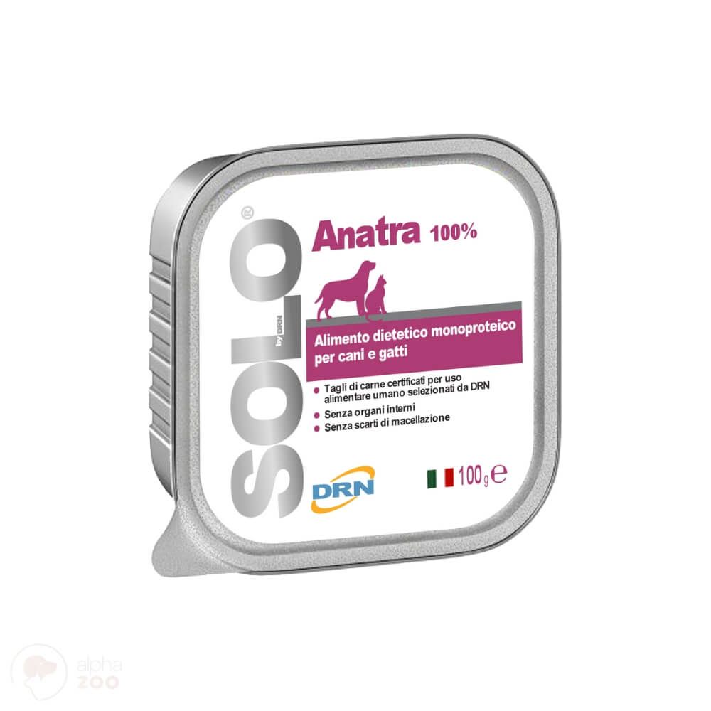 DRN Solo Anatra 100g Ir 300g (Antiena) Konservai šunims ir katėms - Produkto Svoris 300g