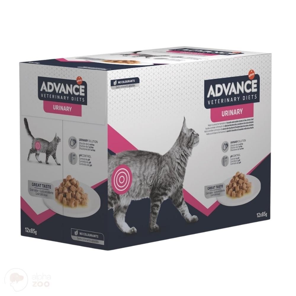 Advance Veterinary Diets Urinary Cat 85g Šlapias Maistas Katėms - Produkto Svoris 85g x 12 vnt.