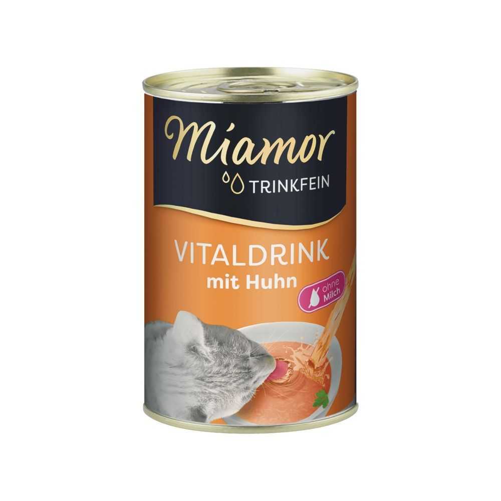 MIAMOR TRINKFEIN VITALDRINK kačių sriuba/gėrimas suaugusioms katėms – vištiena, 135 ml