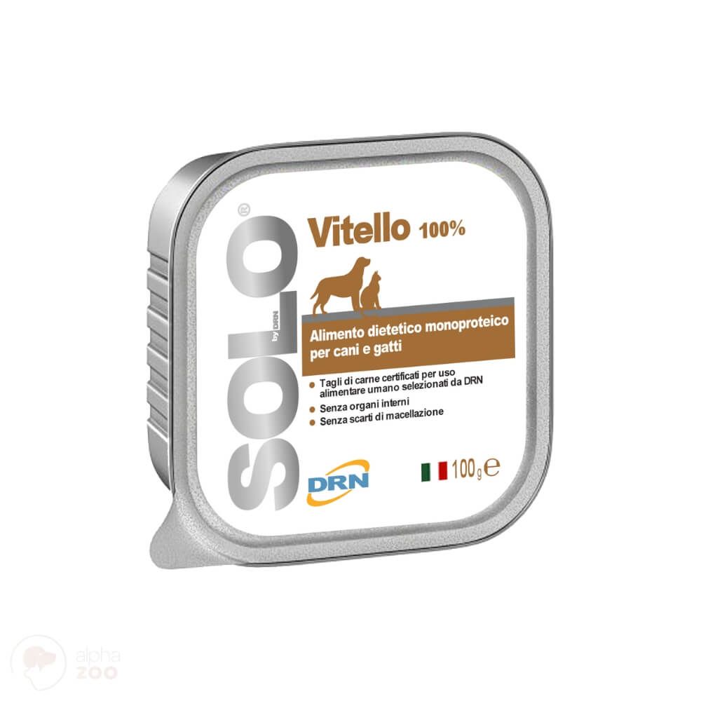 DRN Solo Vitello 100g ir 300g (Veršiena) konservai Šunims ir katėms - Produkto Svoris 100g