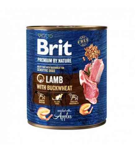 Brit Premium by Nature Lamb with Buckwheat konservai šunims su ėriena ir grikiais - Produkto Svoris 400g