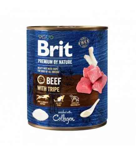 Brit Premium by Nature Beef with Tripes konservai šunims su jautiena ir žarnokais - Produkto Svoris 400g