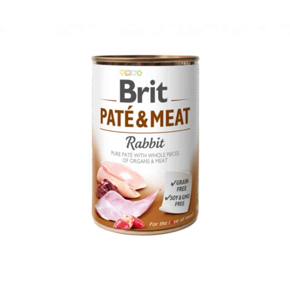 Brit Care Rabbit Pate Meat konservai šunims su triušiena 400g