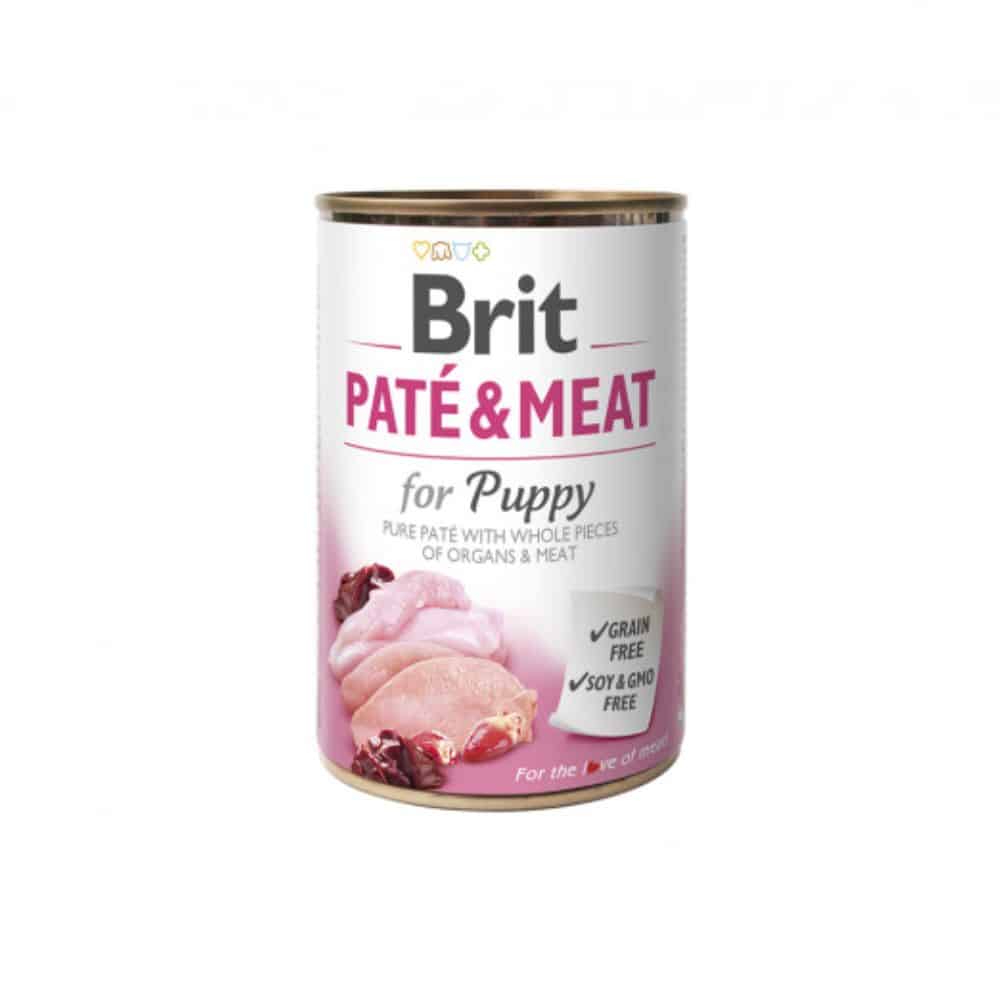 Brit Care Chicken Turkey for Puppy Pate & Meat konservai šuniukams 400g