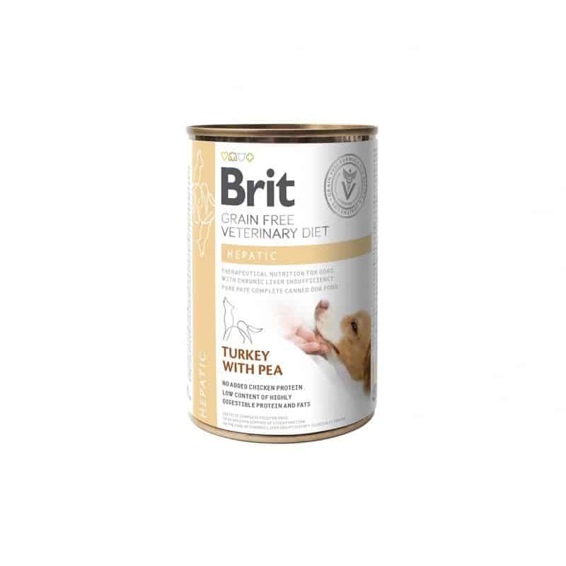 Brit GF Veterinary Diets Hepatic konservai šunims, 400g