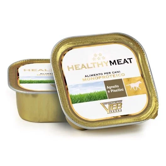 Healthymeat Agnello e Pisellini (su ėriena ir žirneliais) monoproteininis paštetas šunims 12x150g