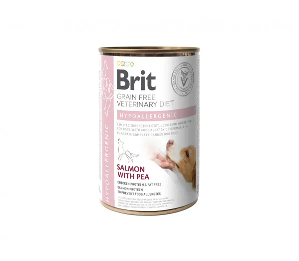 Brit GF Veterinary Diets Konservai Šunims Hypoallergenic 6x400g