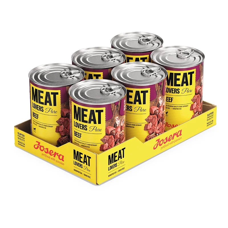 Josera Meat Lovers Pure Beef konservai šunims 6 x 800g