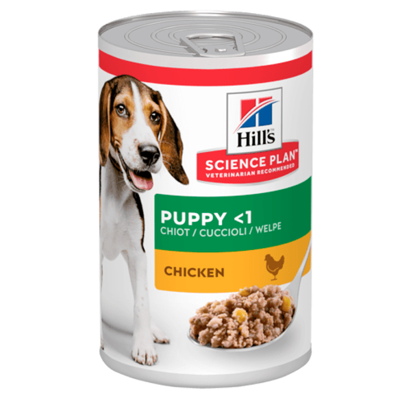 HILL'S SP Canine puppy chicken konservai šuniukams su vištiena 6x370 g