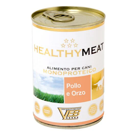 Healthymeat Pollo con Orzo ( su vištiena ir miežiais ) paštetas šunims 6x400g