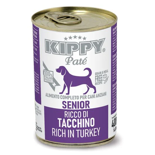 Kippy Pate Senior Turkey (su kalakutiena) paštetas šunims 6x400g