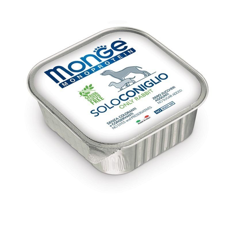 Monge Monoprotein konservai šunims su triušiena 12x150g